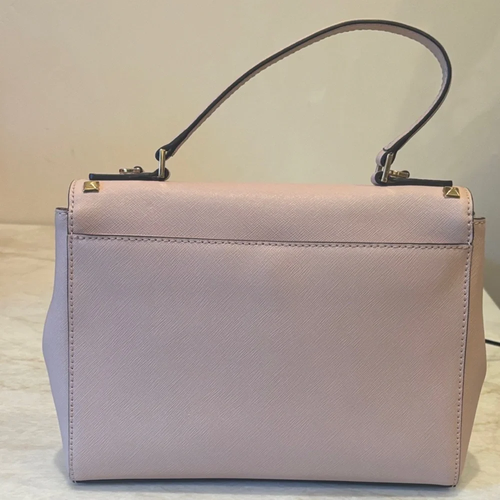 Michael Kors Lavender Studded Satchel